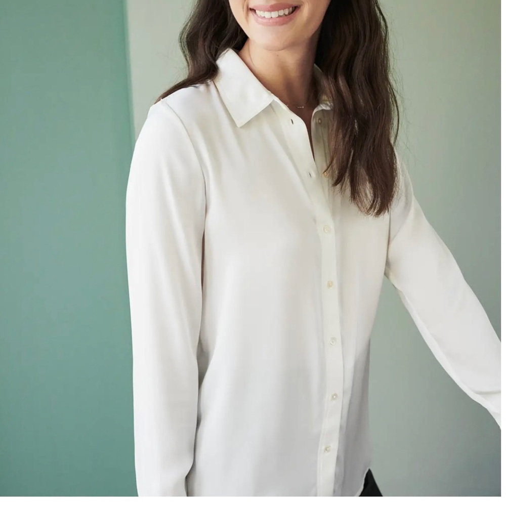 Brand New Quince Silk Blouse